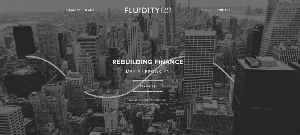 fluidity summit live crypto conference in nyc