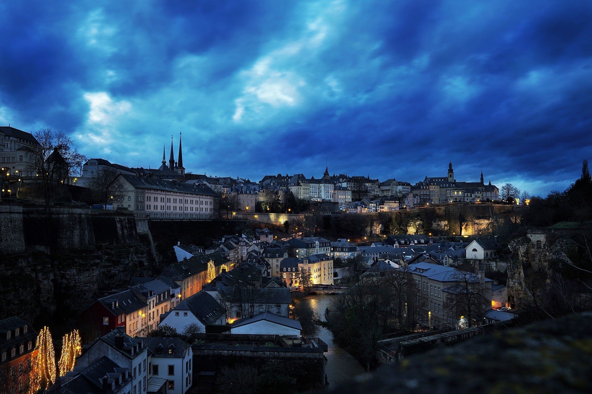 Luxembourg by night